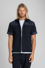 Load image into Gallery viewer, Short-sleeved jacket with nylon details