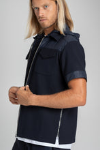 Load image into Gallery viewer, Short-sleeved jacket with nylon details