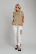 Load image into Gallery viewer, T-shirt with nylon details