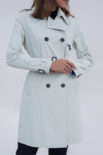 Load image into Gallery viewer, Gabardine Trench Coat