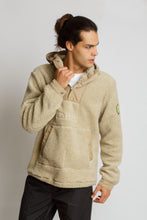Load image into Gallery viewer, Fluffy Hoodie Polo Jacket
