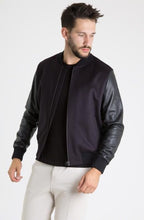 Load image into Gallery viewer, Classic Bomber With Leather Men
