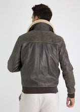 Load image into Gallery viewer, Leather Flight Jacket Men
