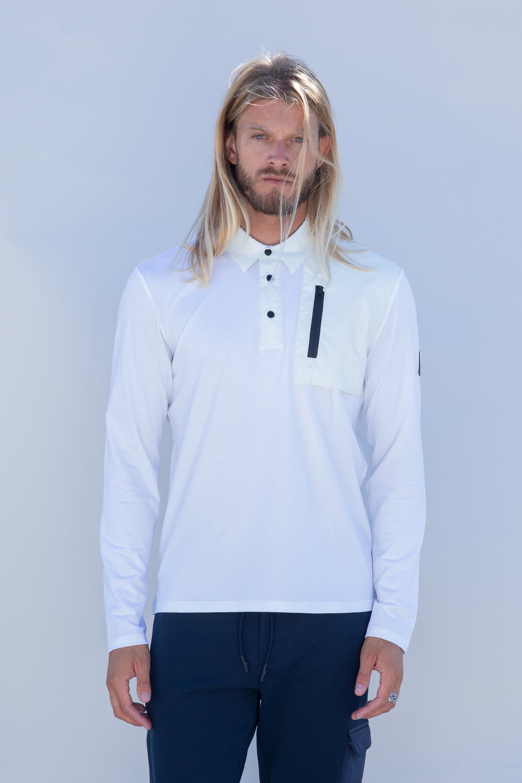 Polo with Zip Pocket